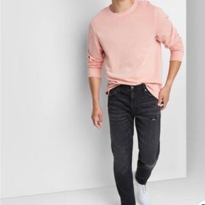 Mens original use jeans various sizes black slim taper distressed